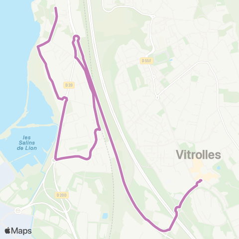 Les Bus de l'Étang Vignettes École - Pierre Plantée map