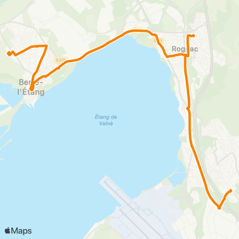 Les Bus de l'Étang Collège F. Léger - Pierre Plantée map