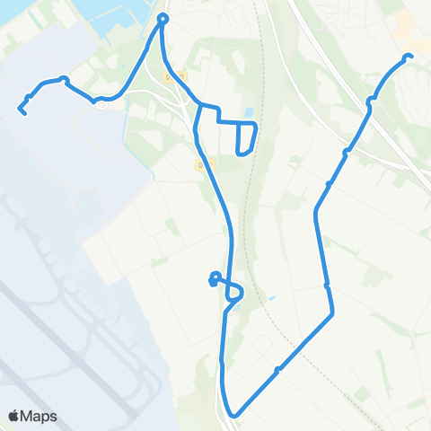 Les Bus de l'Étang Aéroport Marseille - Pierre Plantée map