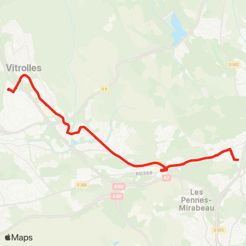 Les Bus de l'Étang Rigons Cinéma - Athènes Rome map