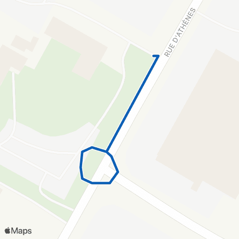 Les Bus de l'Étang - Lignes scolaires P1 map
