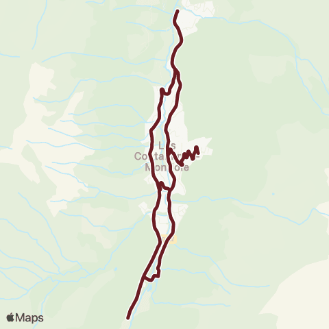 Navette Les Contamines-Montjoie Navette Les Contamines-Montjoie map