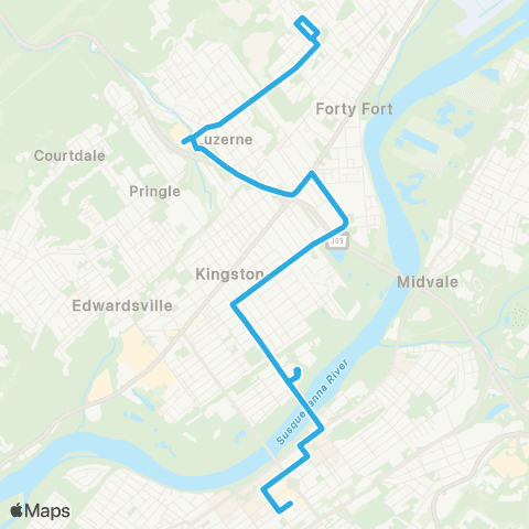 LCTA Kingston map