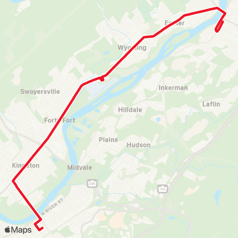 LCTA W Pittston / Pittston map