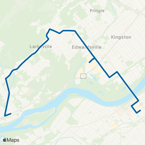 LCTA Edwardsville - Plymouth map