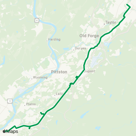 LCTA Colts Transit Center map