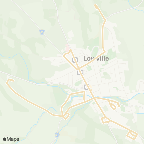 Lewis County Transit Lowville Loop map