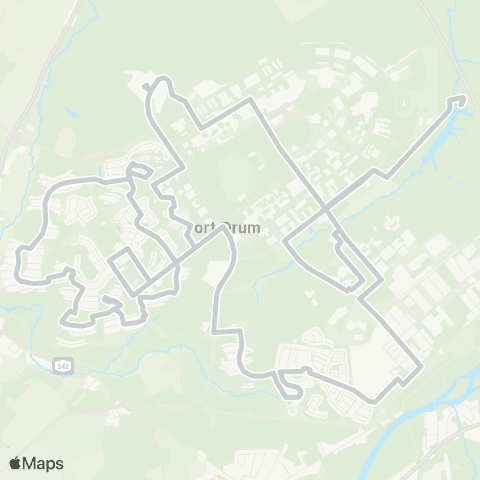Lewis County Transit Residential Route map