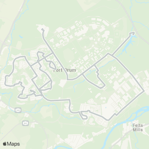 Lewis County Transit Residential Route map