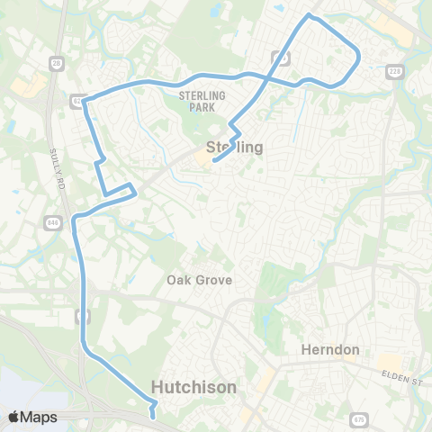 Loudoun County Transit Sterling - Innovation Station map