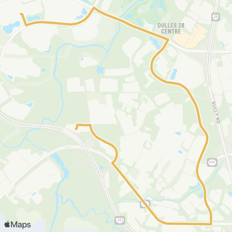 Loudoun County Transit Quantum - Pacific - Gateway map