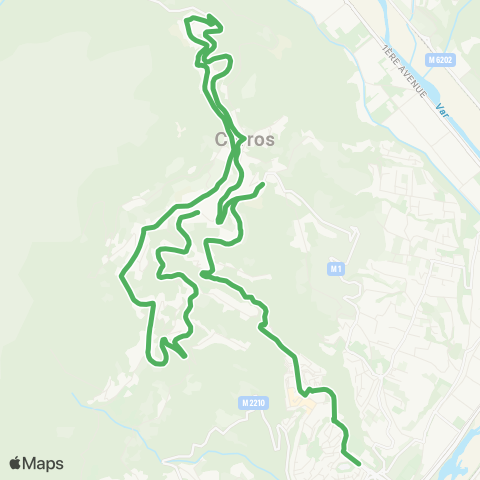 Lignes d'Azur Lou Camp - Langevin map