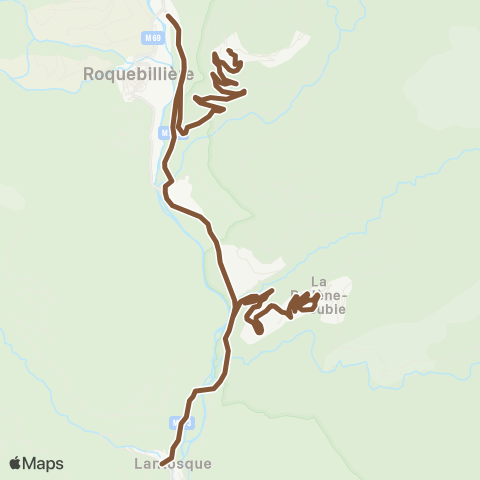 Lignes d'Azur Belvédère Place Pavy - Lantosque map