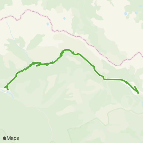Lignes d'Azur Navette Isola Village - Isola 2000 map