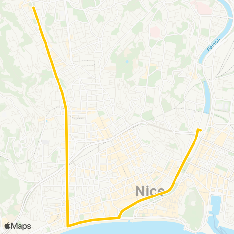 Lignes d'Azur Saint-Sylvestre - Palais des Expositions map