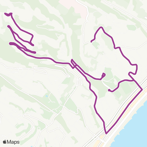 Lignes d'Azur Le Centenaire - Géronima - Vallon Barla - Collège de l'Archet map