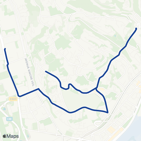 Lignes d'Azur Lycée Mélinée & Missak Manouchian - Vittone map