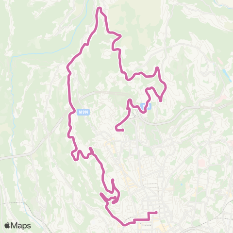 Lignes d'Azur Cernuschi - Borriglione (par St-Pancrace) map