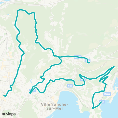 Lignes d'Azur Baie des Fourmis - Riquier map