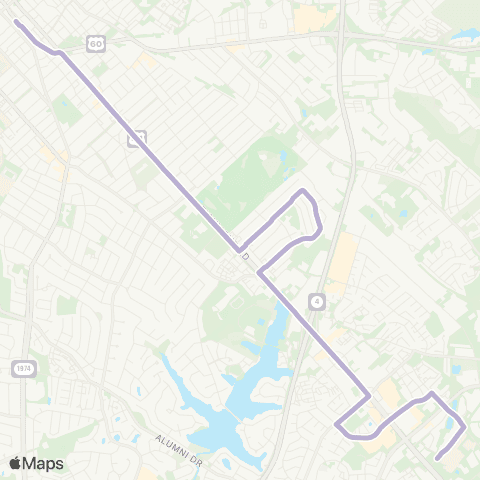 Lextran Richmond Road map