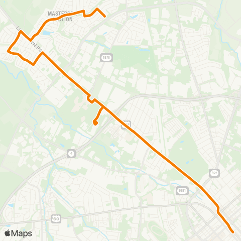 Lextran Leestown Road map