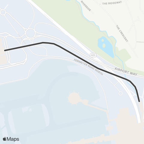 Gatwick Airport Shuttle  map