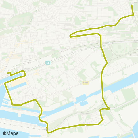 LiA Gares - Mont Lecomte map
