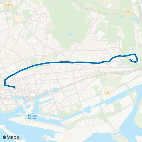 LiA Hôtel de Ville - Caucriauville map