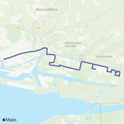 LiA Gares - Zone industrielle et Portuaire map