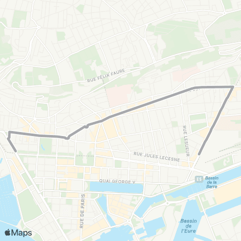 LiA Gares - Plage map
