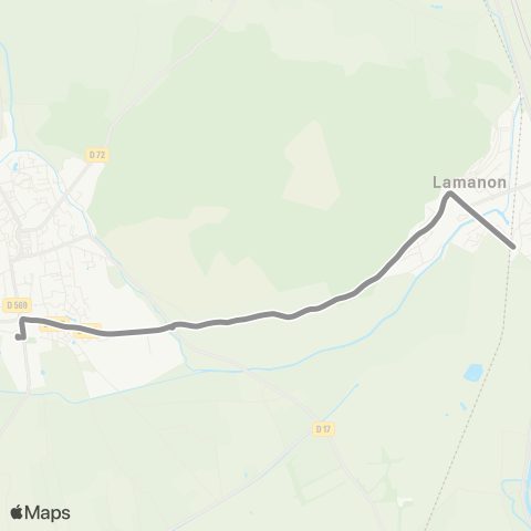 Libébus Lamanon - Eyguieres map