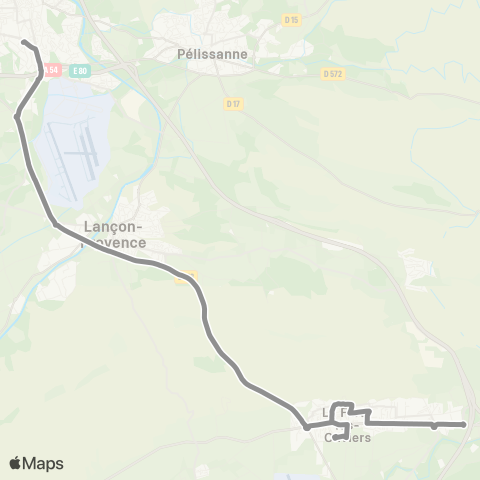 Libébus La Fare - Salon map