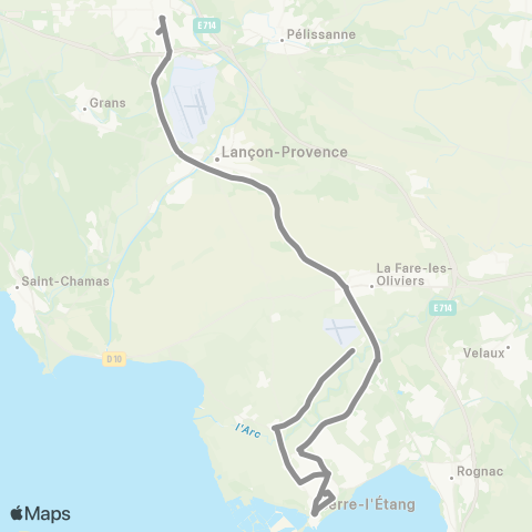 Libébus Berre - Salon map