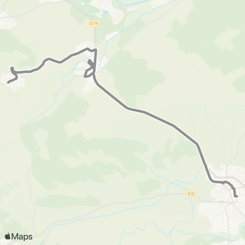 Libébus Vernègues - Lambesc map