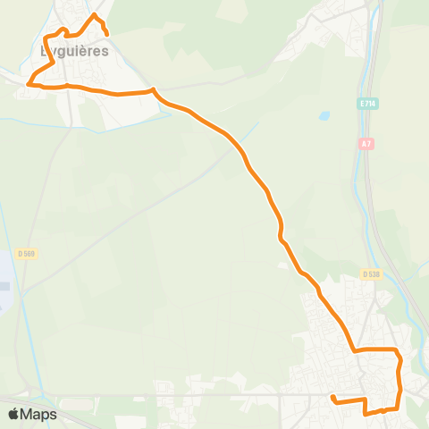 Libébus Eyguieres - Salon map