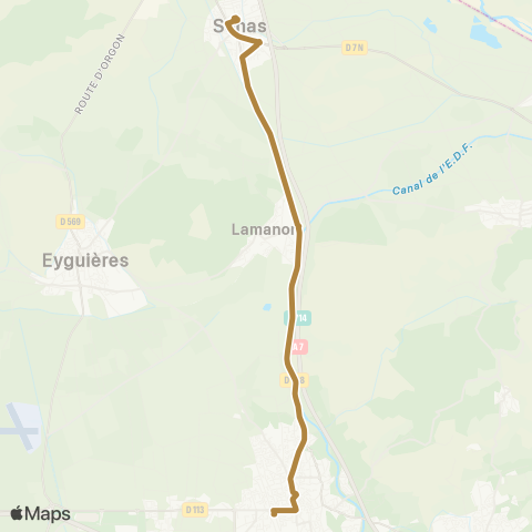 Libébus Senas - Salon map