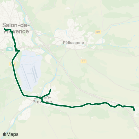 Libébus Salon - Lançon map