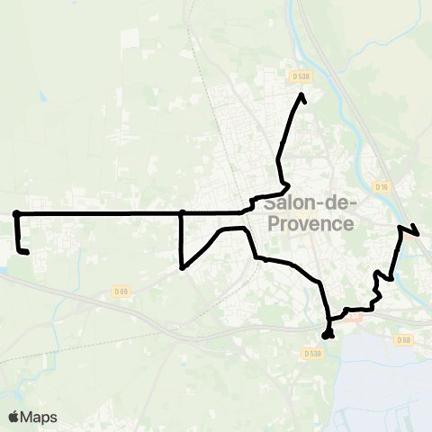 Libébus TAD 7 map
