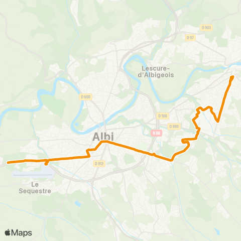 LibéA Portes d'Albi - Innoprod / St-Juéry map