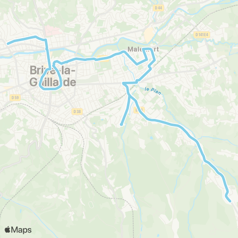 Libéo Libération - Cosnac Stade map
