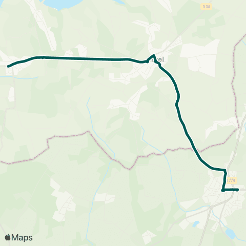 Lila Presqu'île Camoël / Férel / Herbignac map