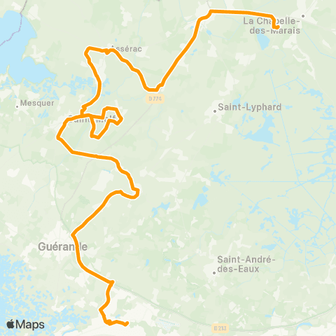 Lila Presqu'île - Scolaires La Baule-Escoublac - Cité Scolaire Grand Air map
