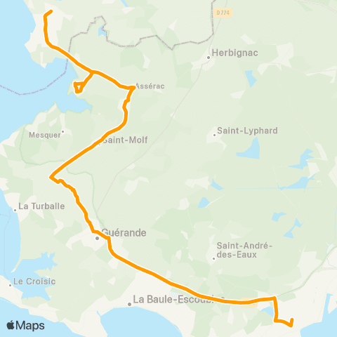 Lila Presqu'île - Scolaires St-Nazaire - Cité Scolaire / St-Nazaire - Lycée map