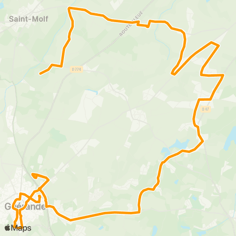 Lila Presqu'île - Scolaires Guérande - Lycées map
