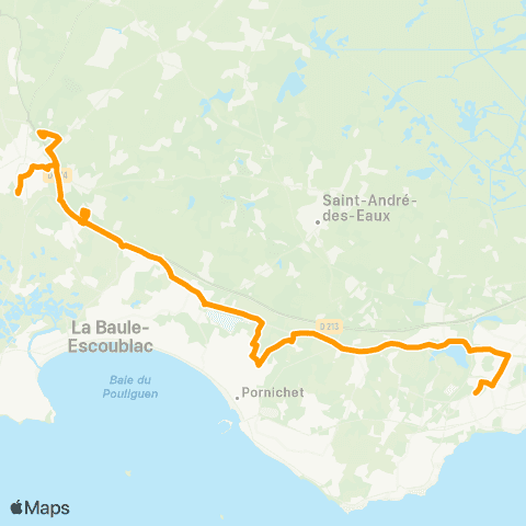 Lila Presqu'île - Scolaires Guérande - Lycées map