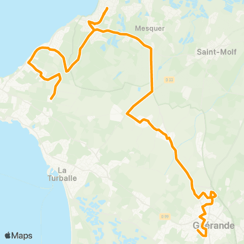 Lila Presqu'île - Scolaires Guérande - Collèges map