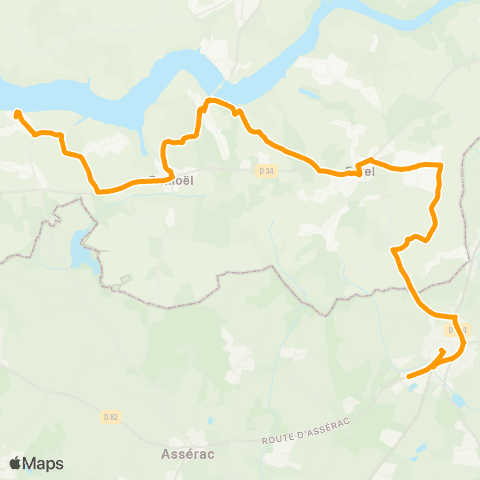 Lila Presqu'île - Scolaires Herbignac - Collèges map