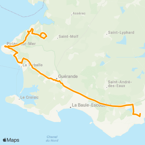 Lila Presqu'île - Scolaires St-Nazaire - Cité Scolaire map