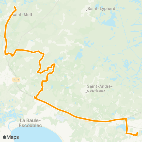 Lila Presqu'île - Scolaires St-Nazaire - Cité Scolaire map