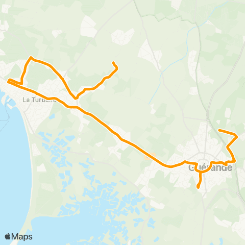Lila Presqu'île - Scolaires Guérande - Lycées map